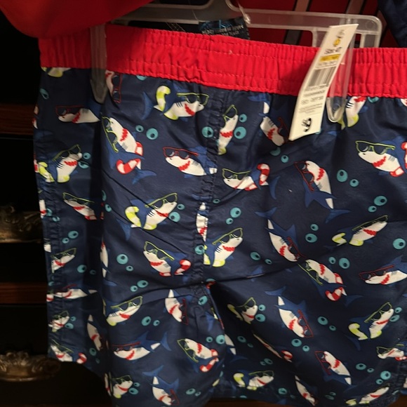 🦈 🦖 (4)NWT Boys Swimwear Set Bundle Size 4 - Picture 6 of 10